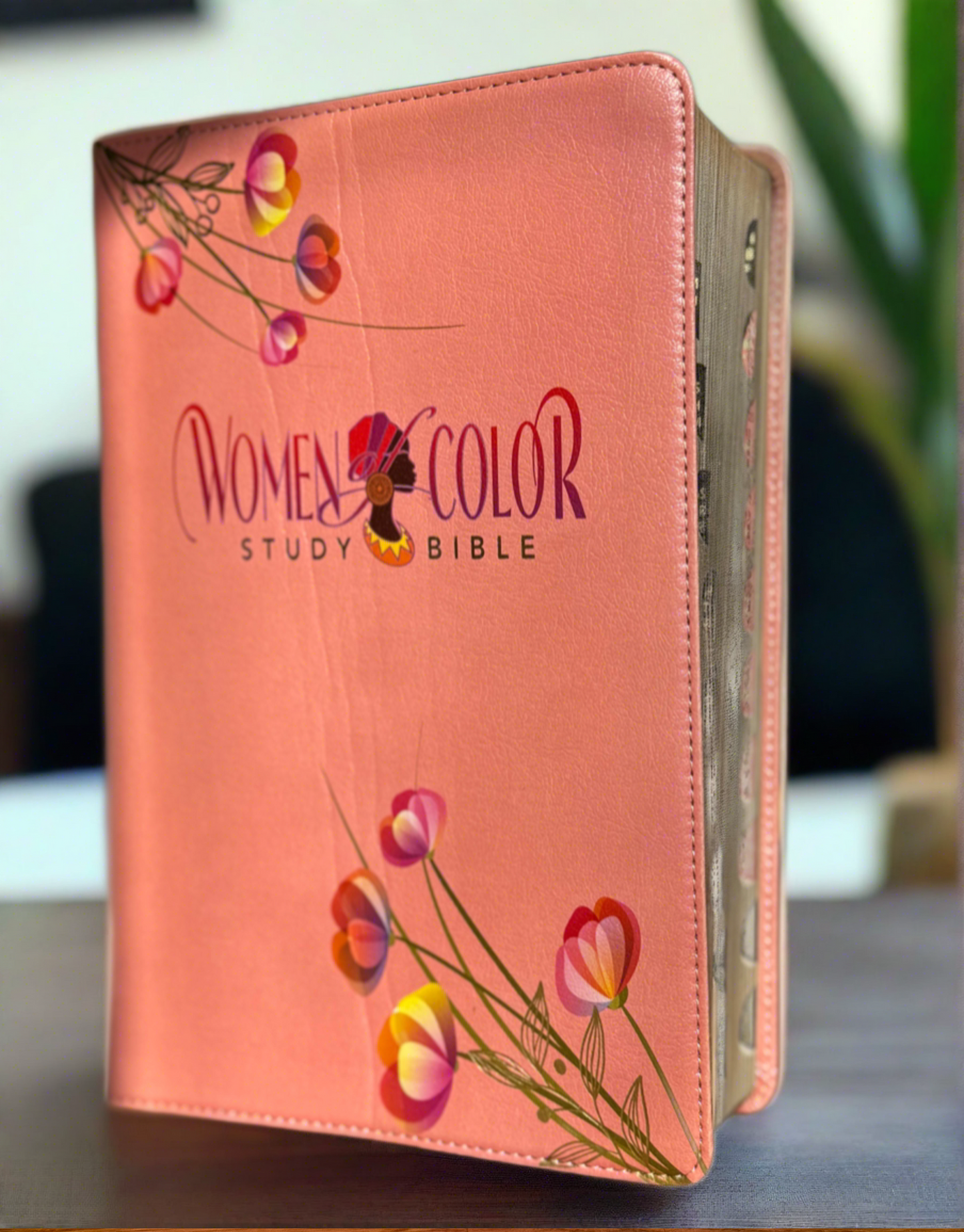Women of Color Study Bible PINK Luxleather - INDEXED