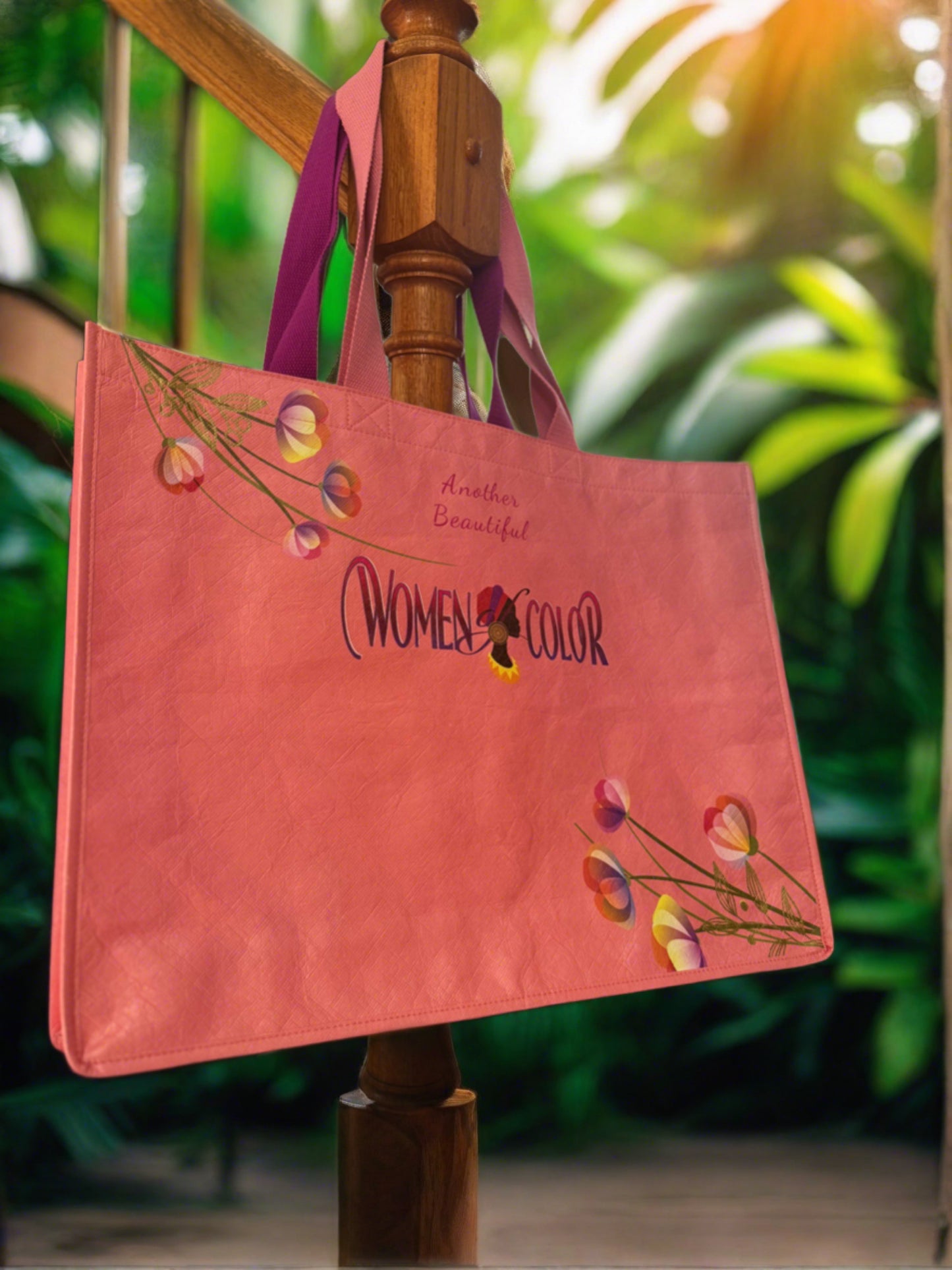 Women of Color PINK Tote Bag x 6